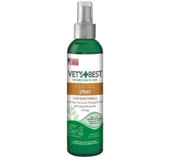 BUGMD Flea and Tick Spray - Essential Oil-Powered Formula, Controls Fleas,  Ticks, Mites in Dogs, Cats, and Other Furred Animals, Spray on Pet Beds,  Kennels 