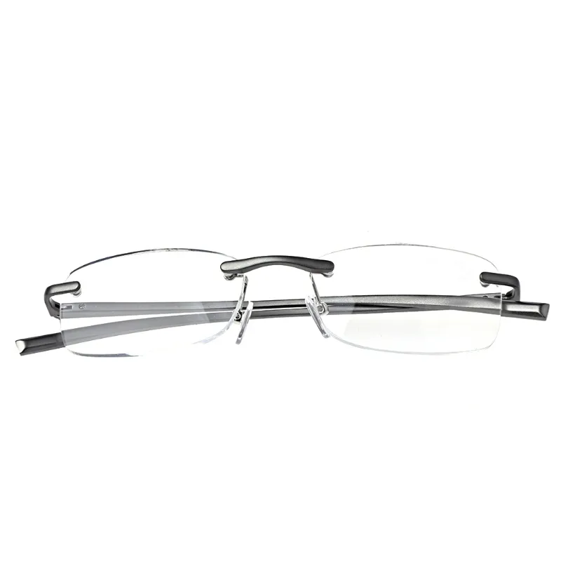 Outdoor Rimless Fishing Bifocal Reading Glasses Sunglasses Readers