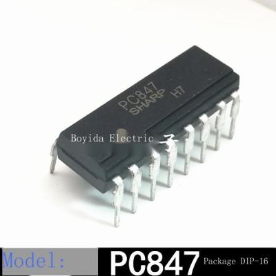 10ชิ้นใหม่เดิม PC847 DIP16ในสาย Optocoupler นำเข้าจุด Optocoupler