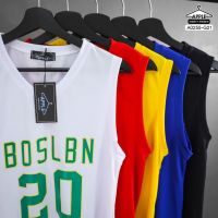 เสื้อกล้าม ผ้ากีฬา A0255 สกรีน BOSLBN 20