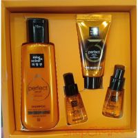 (499B.)Mise en Scene Perfect Serum Set 4 ชิ้น มิสอองเซน เพอร์เฟคเซรั่มเซ็ท แชมพู เซรั่ม