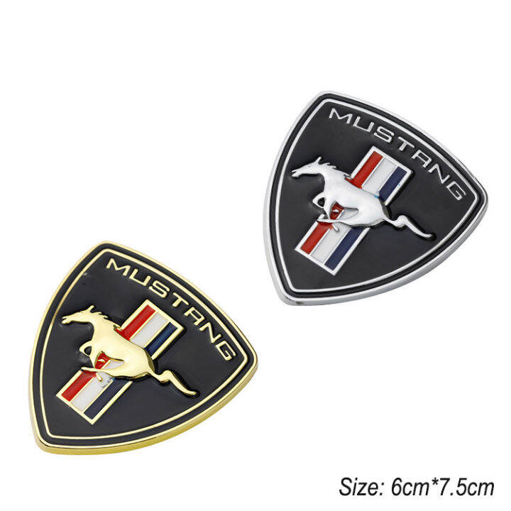 New Mustang metal personalized car stickers MUSTANG car stickers side logo fender tail car