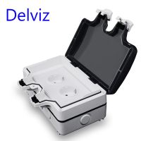 Delviz IP66 Socket Protective boxOutdoor installation switch dust coverType 146 socket seal boxHousehold Waterproof Cover Box