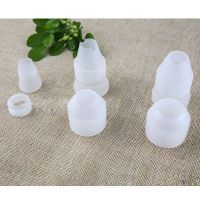 ┅❒ 3 Pcs Cake Decorating Tool Thicken Piping Bag Plastic Nozzle Converter Dessert Decorators Baking Tools Adapter Set