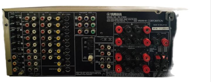yamaha-rx-v1400-thx-surround-ex-dts-amp-สินค้าตัวโชว์-สภาพ75-made-in-malaysia
