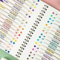 36/24/12 Color Cotton Core Acrylic Marker Pen Set Soft Head Hand Drawn Canvas Glass Graffiti Pen for Wood Cup Book Metal Toy