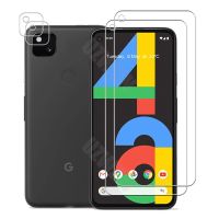 (2 + 2) สำหรับ4A Google Pixel (4กรัม) (2ชิ้น) ฟิล์มเลนส์กล้องและ (2ชิ้น) ป้องกันหน้าจอโทรศัพท์ KPY-43กระจกนิรภัย