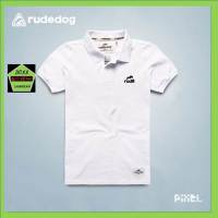 Rudedog เสื้อโปโล ชาย หญิง รุ่น Pixel  สีขาว