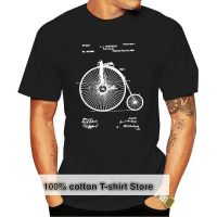 2018 Hot Sale New MenS T Shirt Big Wheel Bicycle Velocipede T-Shirt Bicycle Shirt Bike Shirt Patent Gift O-Neck Tee