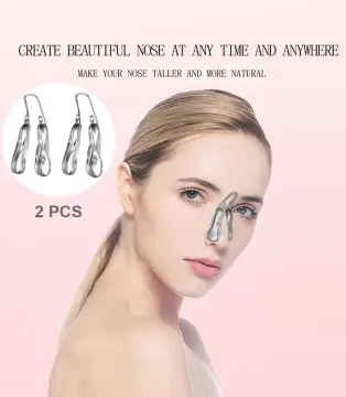 Nose Lift Up Shaping Clip Shaper Kit, 3Pcs/Set Nose Massager Roll Slimmer  for Bridge Straightening Correction Nose Higher Set Face Beauty Tool