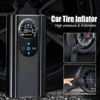 Portable Turbine Car Air Pump Machine 12V Powerful Car Tire Pressure Detection Inflatable Pump Auto Air Inflator Wired