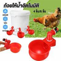 Pro ถ้วยให้น้ำอัตโนมัติ สำหรับไก่ 4 ชิ้น 6 ชิ้น Automatic drinker