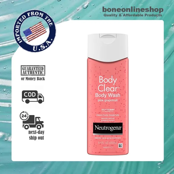 Neutrogena Body Clear Body Wash, Pink Grapefruit 8.5 fl oz Lazada PH