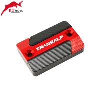 อุปกรณ์เสริมสำหรับฮอนด้า Transalp700 Transalp 600 650 700 Xlv รถจักรยานยนต์ฝาปิดกระปุกน้ำมันไฮดรอลิกเบรกหน้าคุณภาพสูง Cnc