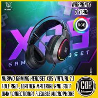 ❗️❗️ SALE ❗️❗️ หูฟังเกมมิ่ง NUBWO GAMING HEADSET X85 เสียง 7.1 VIRTUAL SURROUND SOUND ไฟ RGB (ประกันศูนย์ 2 ปี)!! หูฟัง Headphones &amp; Headsets ออกกำลังกาย เล่นเกมส์ มาตรฐาน เอนกประสงค์ แข็งแรง ทนทาน ราคาถูก คุณภาพดี โปรดอ่านรายละเอียดก่อนสั่ง