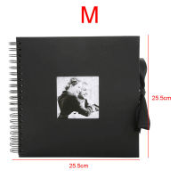 31 x 31cm Photo Album Creative 30 Black Pages DIY Album Scrapbooking Craft Paper Photograph Album for Wedding Anniversary Gifts