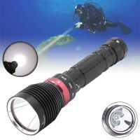 Professional Diving Flashlight LED 1000 Lumens 80M Underwater Waterproof Flashlight for Diving 26650 18650 LED Flash Light Torch Rechargeable  Flashli