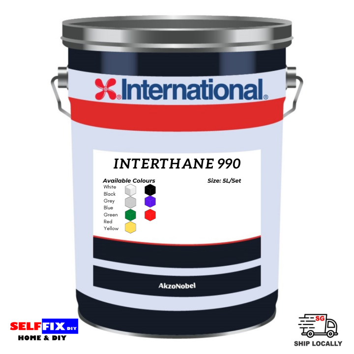 International Paint - Interthane 990 5L - Various Colours Options ...