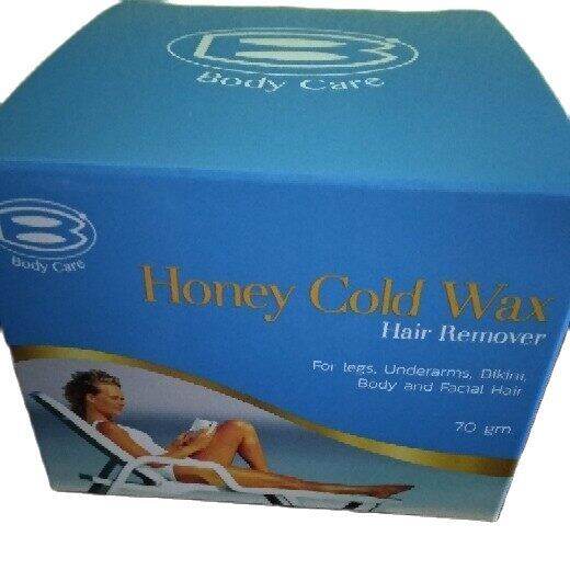 Body Glo Honey Cold Wax Hair Remover แว็กซ์ขี้ผึ้งเย็นกำจัดขน 70 กรัม