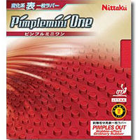 ยางปิงปอง NITTAKU PIMPLE MINI ONE,เม็ดเล็กรับไม่มีฟองน้ำ