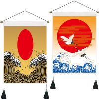 [COD] Kanagawa Japan wave print tapestry ins living room bedroom decoration background hanging painting to map