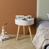 [COD] Small wholesale simple bedside smart wireless charging shelf with storage