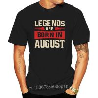 เสื้อใหม่ผู้ชาย Tees แบรนด์เสื้อผ้า Funny Legends เกิดในเดือนสิงหาคมเสื้อยืด-วันเกิด Tshirt