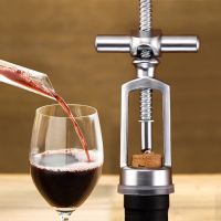 Portable Metal Red Wine Opener Zinc Alloy Corkscrew Cork Puller Remover Champagne Opener Wine Opener Kitchen Tools