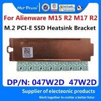 47W2D 047W2D ใหม่สำหรับ M15 Dell Alienware R2 M17แล็ปท็อปเกม M.2 SSD NVME 2280การ์ดเก็บข้อมูลขายึดฮีทซิงค์