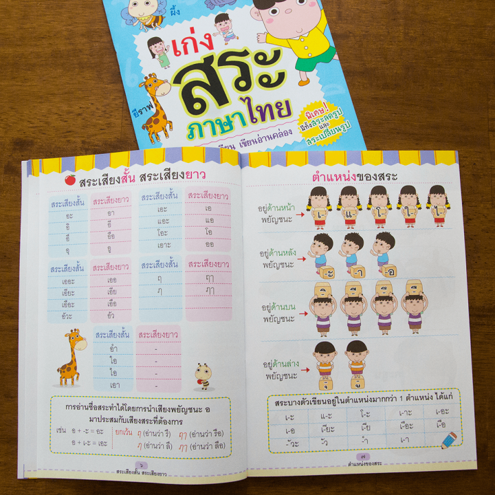 หนังสือ-เก่งสระภาษาไทย