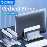 ORICO Aluminum Vertical Laptop Stand Gravity Locking Holder Desktop Notebook Stand Tablet Stand for Storage MacBook Dell Samsung Laptop Stands