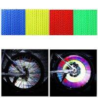 2023 NEW 12Pcs Wheel Rim Spoke Clip Tube Bicycle Lights Outdoor Night Safety Warning Reflective Reflector Bike Strip Bicycle Accessories