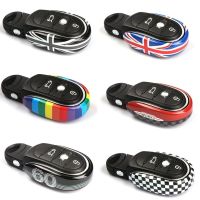 Car Styling Alloy Key Case Cover Chain Union Jack For BMW Mini Cooper JCW F54 F55 F56 F57 F60 Clubman Countryman Car Accessories