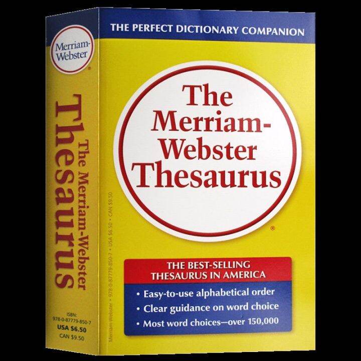 The Merriam ster Thesaurus English Dictionary Vocabulary learning