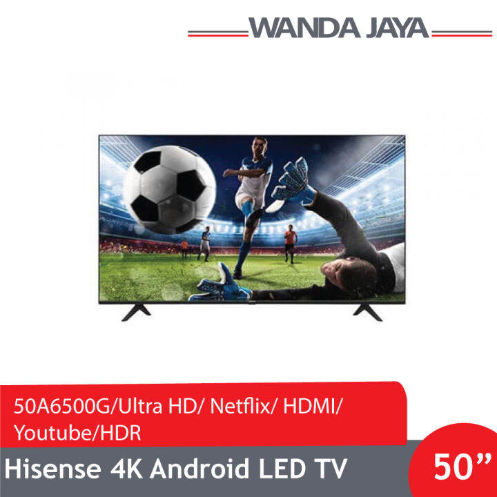 Free Delivery] Hisense 50 Inch 4K UHD Google TV 50A6500 | Lazada