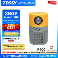 ZDSSY P400 โปรเจ็คเตอร์ขนาดเล็ก, 480*360สนับสนุน1080P บีมเมอร์ขนาดเล็ก USB สำหรับโทรศัพท์โฮมเธียเตอร์เด็กของขวัญ PK YG300