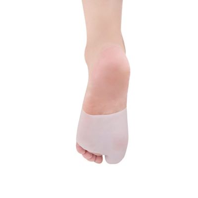 ✟ Women Men Half Toe Forefoot Pad Cover SBES High Elastic Non-slip Toe Corrector Soft Cushion