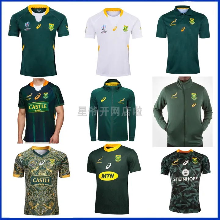 🏆 แชมป์วรรคเดียวกัน South Africa Rugby Jacket Jersey 2019 เสื้อรักบี้แชมป์ทีมชาติแอฟริกาใต้ 2954