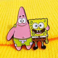 Cartoon Anime Patrick Star Friendship Enamel Brooch Pin Lapel Metal Pins Brooches Badges Exquisite Jewelry Accessories