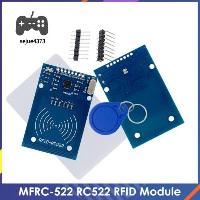 SEJUE4373ชุดที่สมบูรณ์ RC522โมดูลไร้สาย RFID 40มม. (1.57in)× 60มม. (2.36in) สี่เหลี่ยมผืนผ้า MFRC-522โมดูลเสาอากาศ RFID การ์ดมาตรฐาน S50การ์ดเปล่าบอร์ด MFRC-522คีย์เครื่องอ่าน SPI Writer