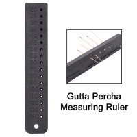 1ชิ้น Measering ไม้บรรทัดเครื่องมือโมหะช่วงวัดขนาด Endodontic เครื่องมือ
