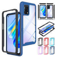 Untuk A74 OPPO 4G Kes กันกระแทก Hibrid Armor ฝาครอบ Efon Funda OPPO Reno 5 Lite A54 4G A95 4G A94 4G A52 A72 A16 A12 A15