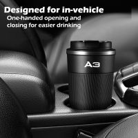 Portable touring car mug for Audi Sline A3 A4 A5 A6 A7 Q3 Q5 Q7 S3 S4 S5 car thermos double wall stainless steel coffee cup