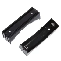 100X Black Open Battery Holder Case Box for 3.7V 18650 Battery