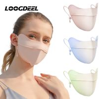 LOOGDEEL Anti-UV Sun Protection Cycling Ice Silk Face Mask Unisex Adjustable Breathable Bandana Hunting Running Sport Mask Scarf