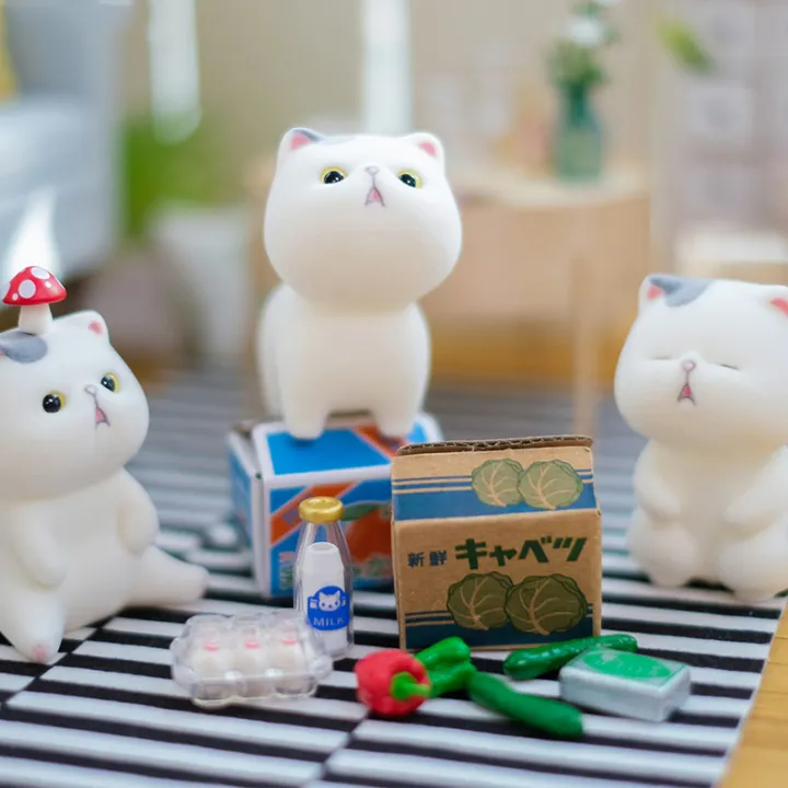 original-anime-baby-cat-flocking-blind-box-action-figure-toys-kawaii-desktop-model-doll-girlfriend-birthday-gift-collection