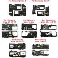 ลำโพงของแท้สำหรับ Samsung Galaxy Note 8 9 10 Lite Plus 20 Ultra 5G ลำโพงเสียงกริ่งเตือนดังบอร์ดโมดูลบันทึกเสียง