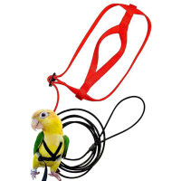 Parrot Bird Harness Leash ปรับ Anti-Bite การฝึกอบรมเชือกกลางแจ้ง Flying Traction สายรัด Band