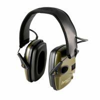 Green Shooting Earmuff Amplification Anti-Noise Sound Protective Headset Hunting Headphone Tactical Hearing Protector Outdoor Activity