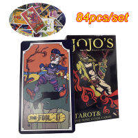 84ชิ้นเซ็ต jojo bizarre ADVENTURE TAROT Card คอสเพลย์ props อะนิเมะเกมกระดาน props ของขวัญ TAROT CARD